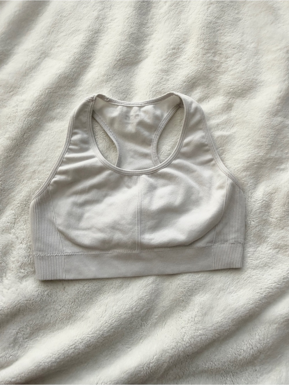DSG Girls Racerback Tank Bra in White